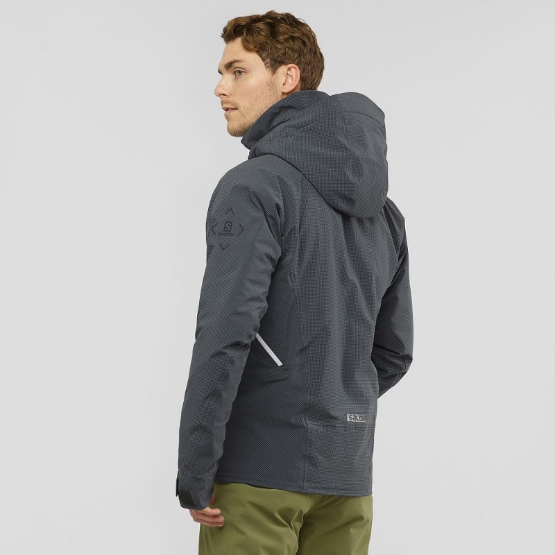 Salomon Epic Jacket M Skijacken Gray | 06541-PTUZ