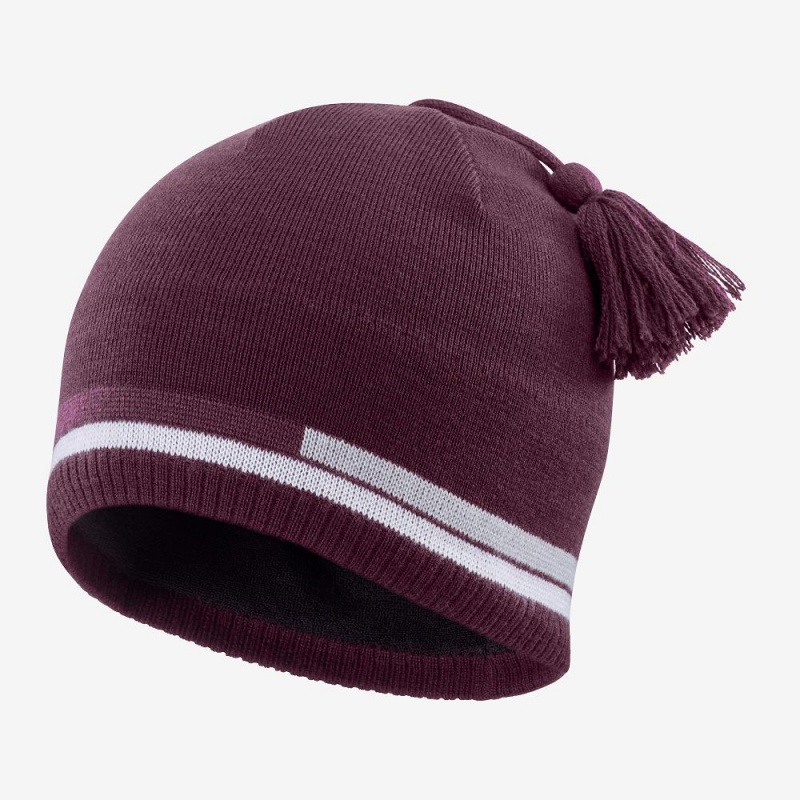 Salomon Escape Beanie Hüte Lila | 20594-NMDH