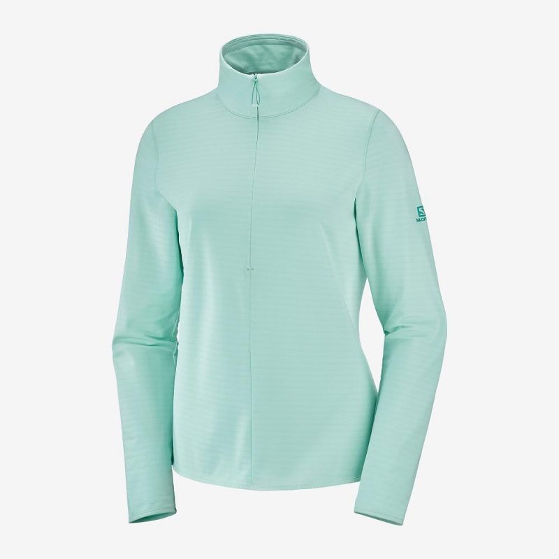 Salomon Essential Lightwarm Pullover Grün | 89234-AKLQ