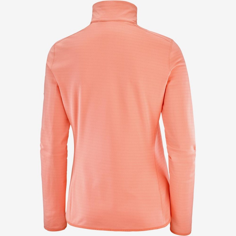 Salomon Essential Lightwarm Pullover Orange | 39160-KTLM