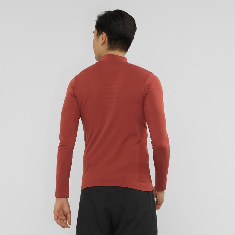 Salomon Essential Seamless Laufjacke Rot | 65317-WQGR