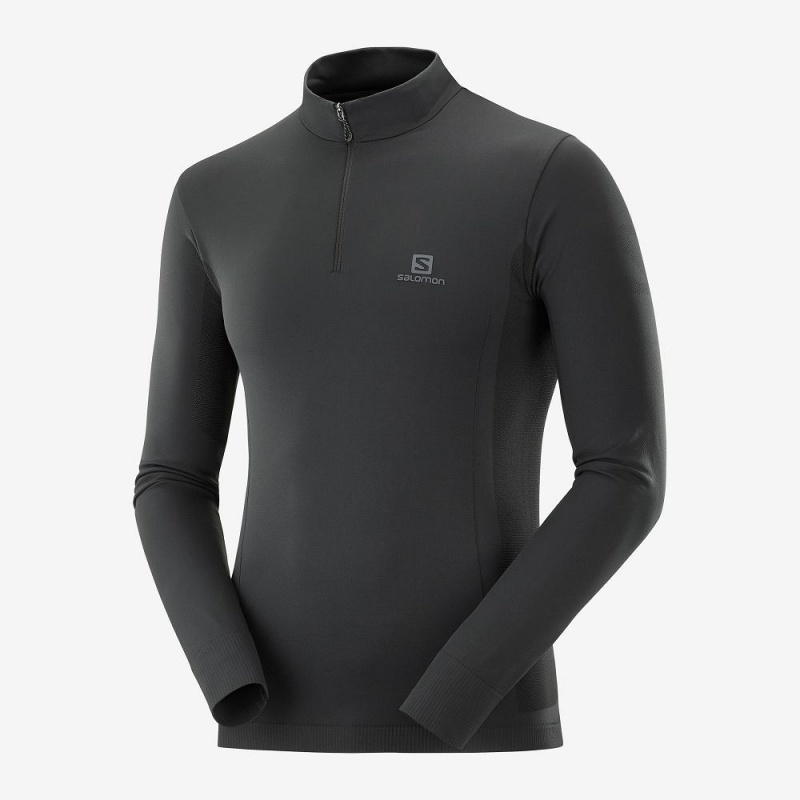 Salomon Essential Seamless Laufjacke Schwarz | 71902-EVWL