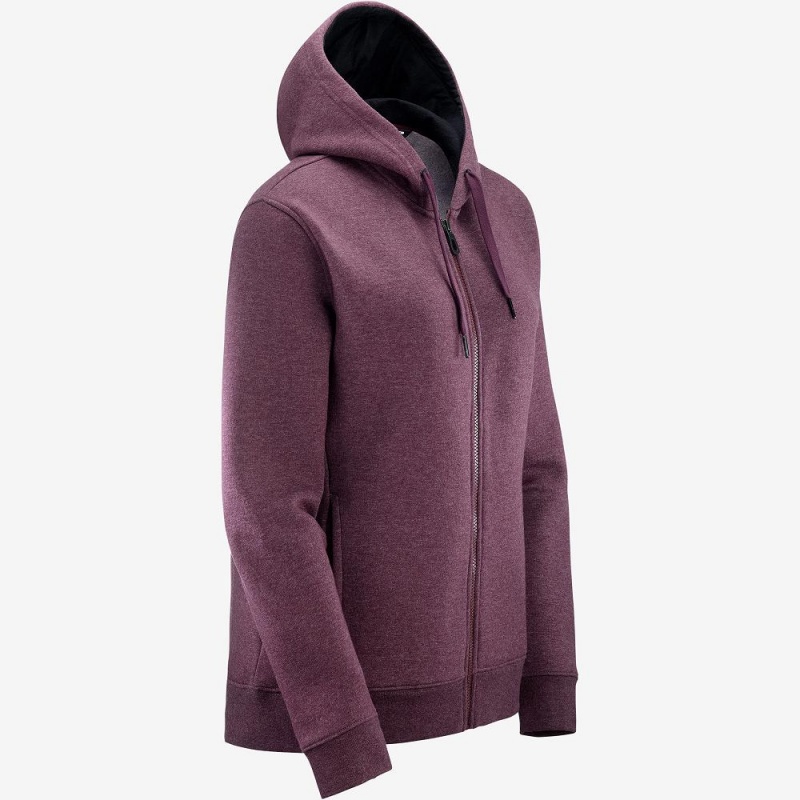 Salomon Essential Warm Hoodie Lila | 60124-DSFM