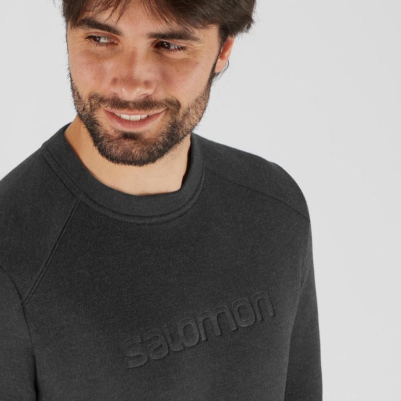 Salomon Essential Warm Pullover Schwarz | 23591-LZXV