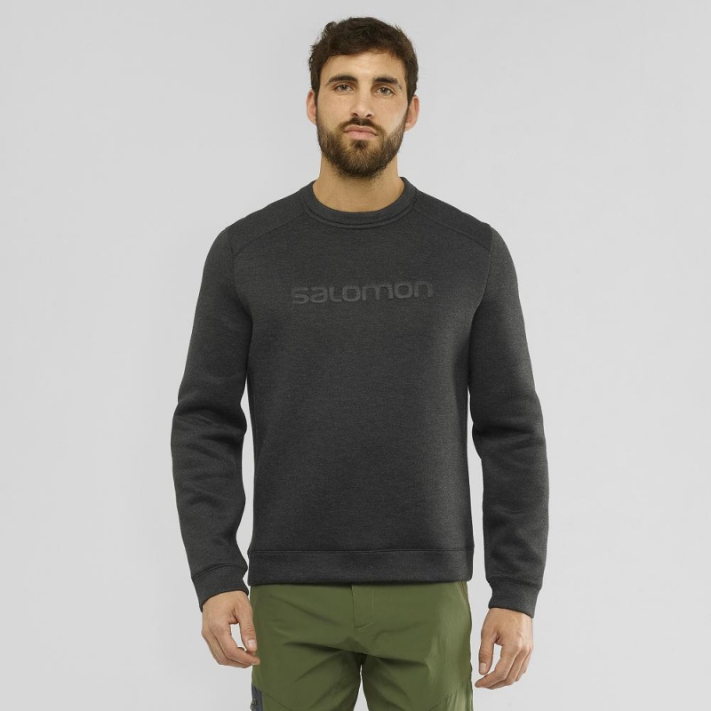 Salomon Essential Warm Pullover Schwarz | 23591-LZXV