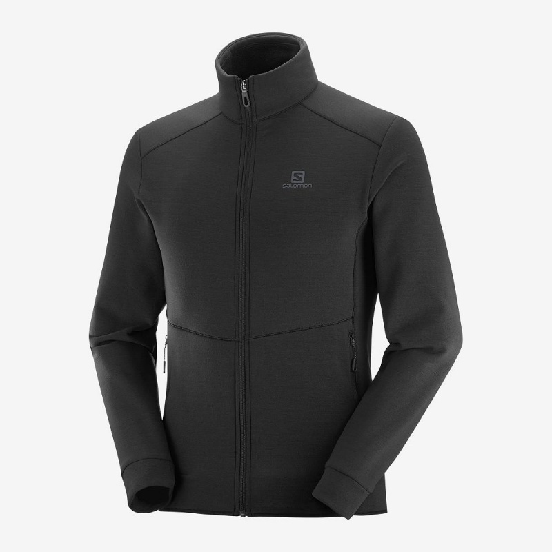 Salomon Essential Warm Skijacken Schwarz | 48736-UVBI