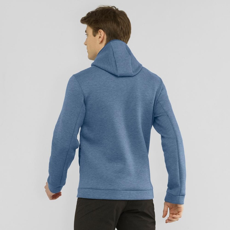 Salomon Essential Xwarm Hybrid Hoodie Navy | 28309-SHTB