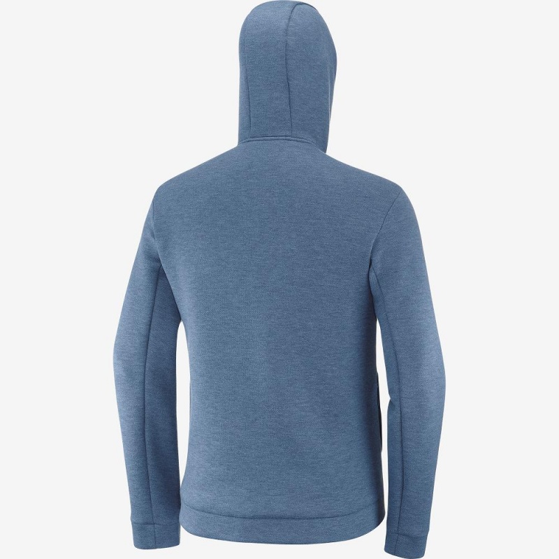 Salomon Essential Xwarm Hybrid Hoodie Navy | 28309-SHTB