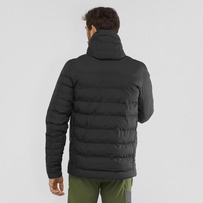 Salomon Essential Xwarm Insulated Hoodie Schwarz | 38076-MTXS