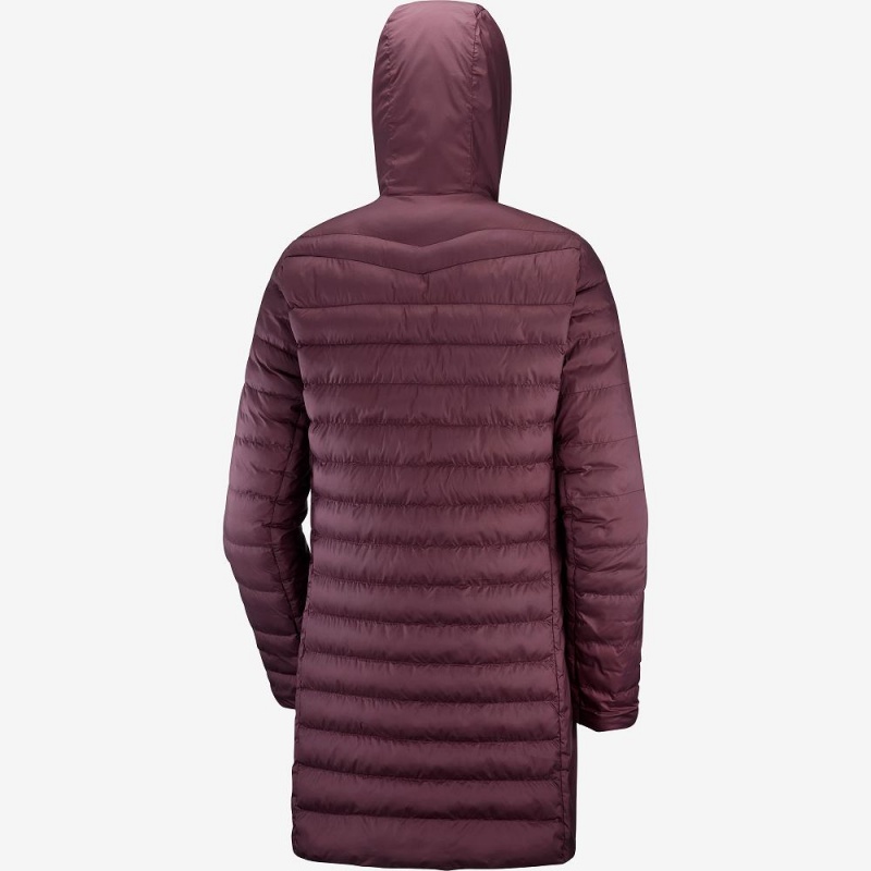 Salomon Essential Xwarm Long Jacke Lila | 72390-HIAP