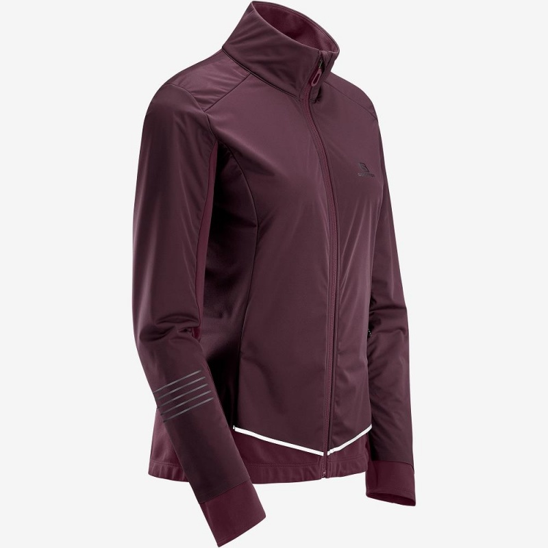 Salomon Lightning Lightshell Jkt W Jacke Lila | 34629-ARHJ