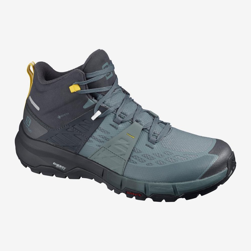 Salomon Odyssey Mid Gtx Wanderstiefel Blau | 69401-ZUOE