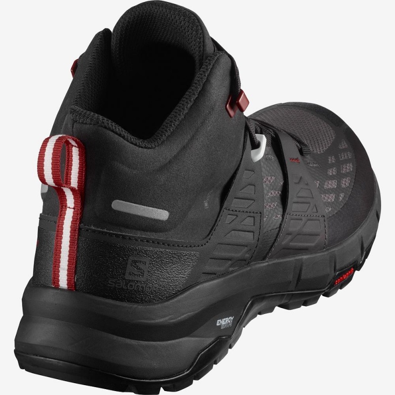 Salomon Odyssey Mid Gtx Wanderstiefel Schwarz | 72185-FLMC