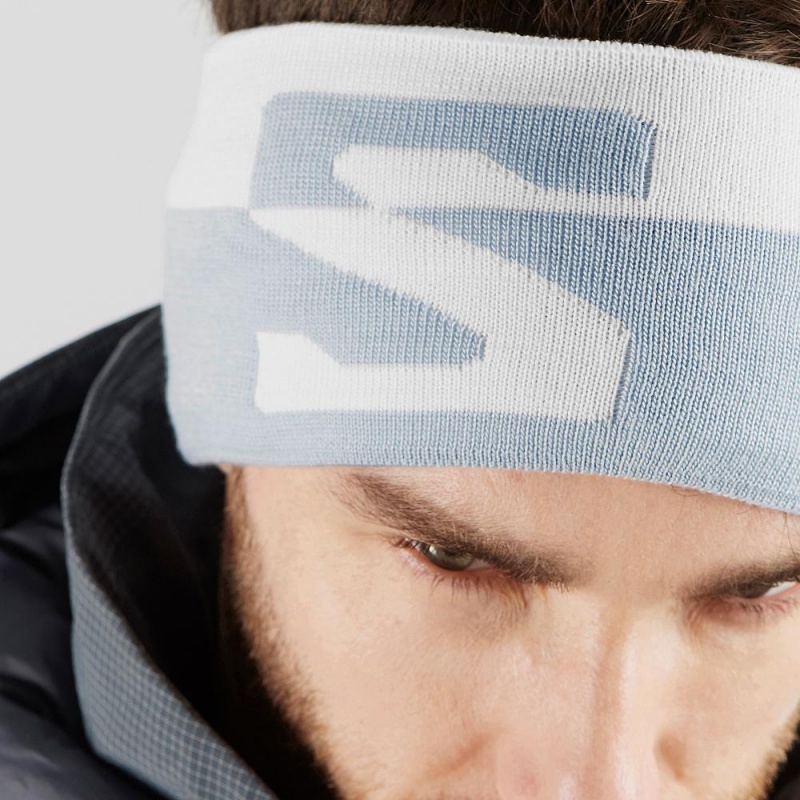 Salomon Original Headband Stirnband Weiß | 19602-YIGO