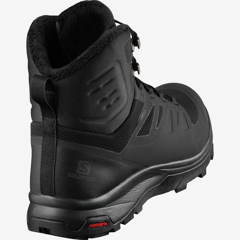 Salomon Outblast Thinsulate Climasalomon Wasserdichte Winterstiefel Schwarz | 18290-DPZN