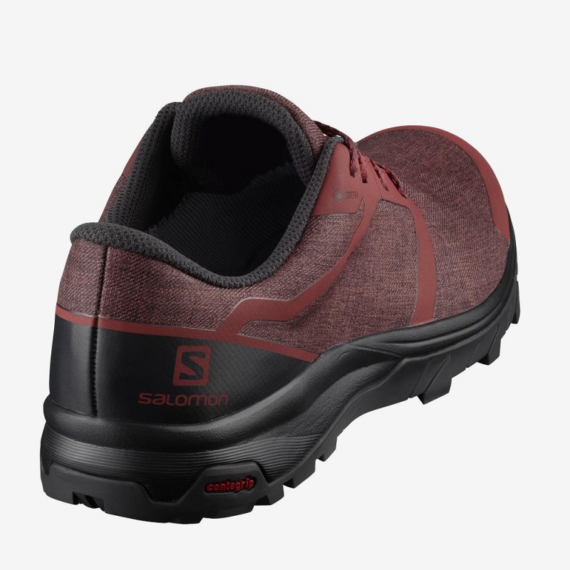 Salomon Outbound Gtx W Trekking Rot | 19485-YKMZ