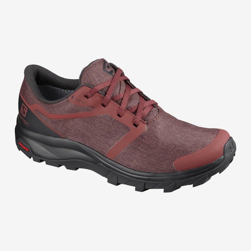 Salomon Outbound Gtx W Trekking Rot | 19485-YKMZ