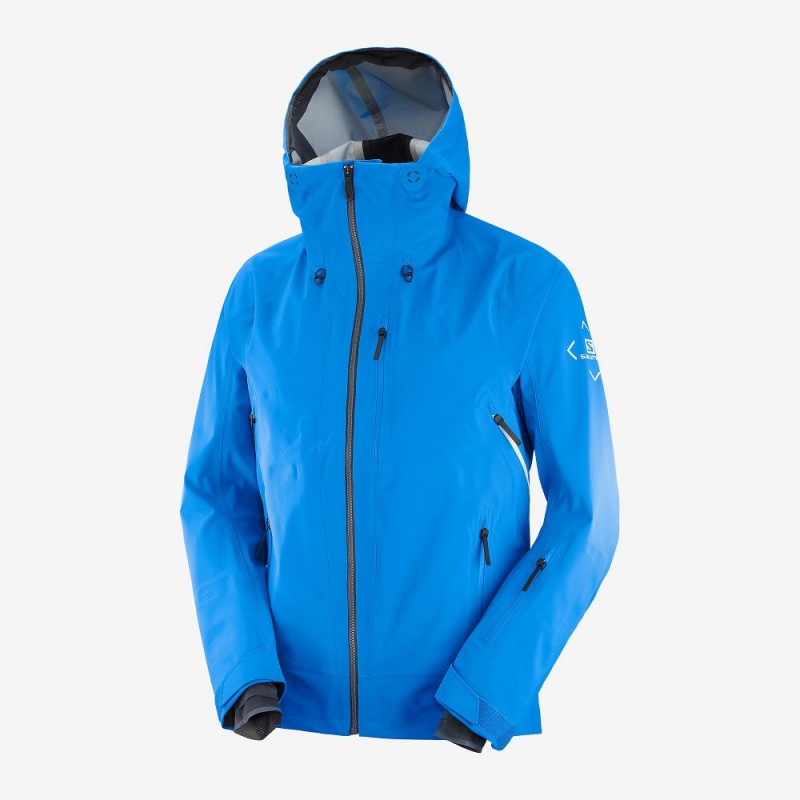 Salomon Outlaw 3L Skijacken Blau | 03421-NHPW