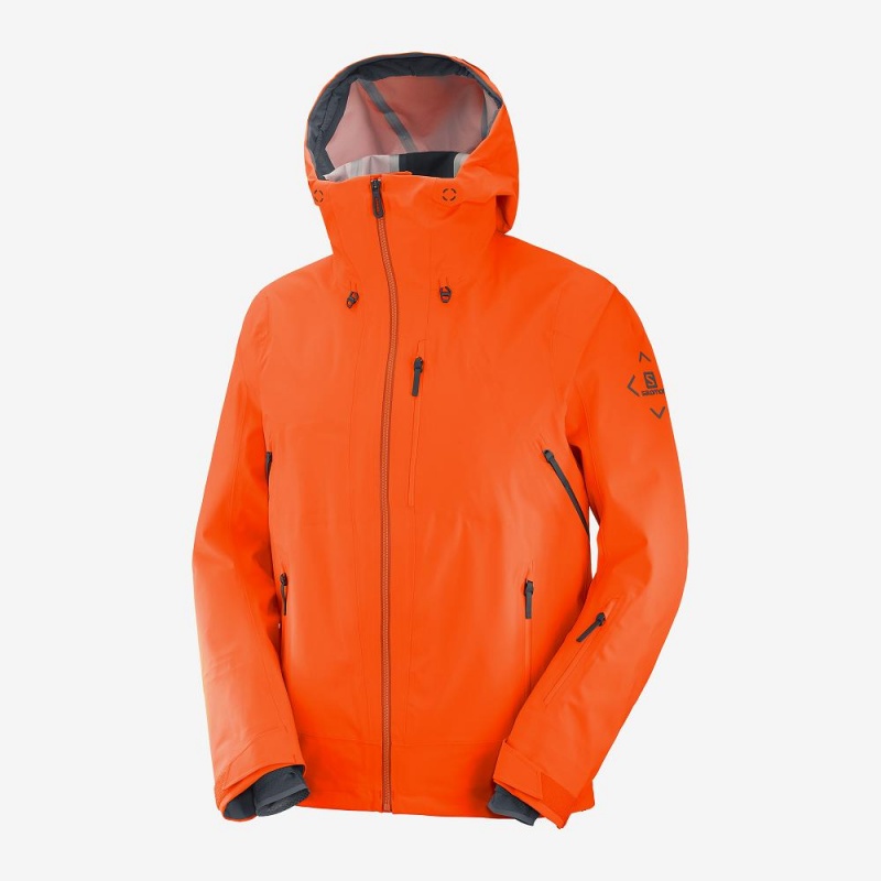 Salomon Outlaw 3L Skijacken Orange | 12385-PDIC