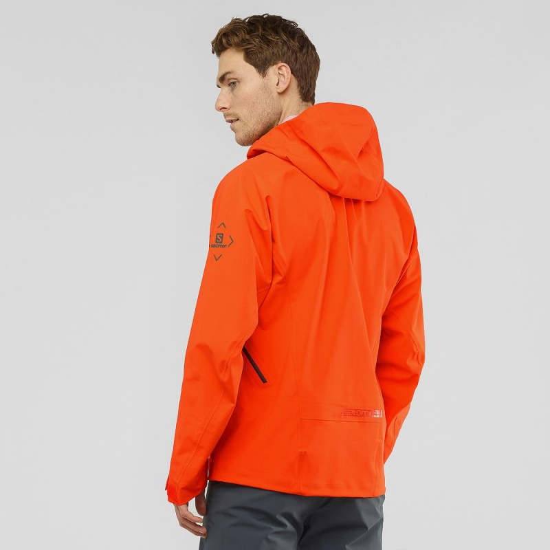 Salomon Outlaw 3L Skijacken Orange | 12385-PDIC