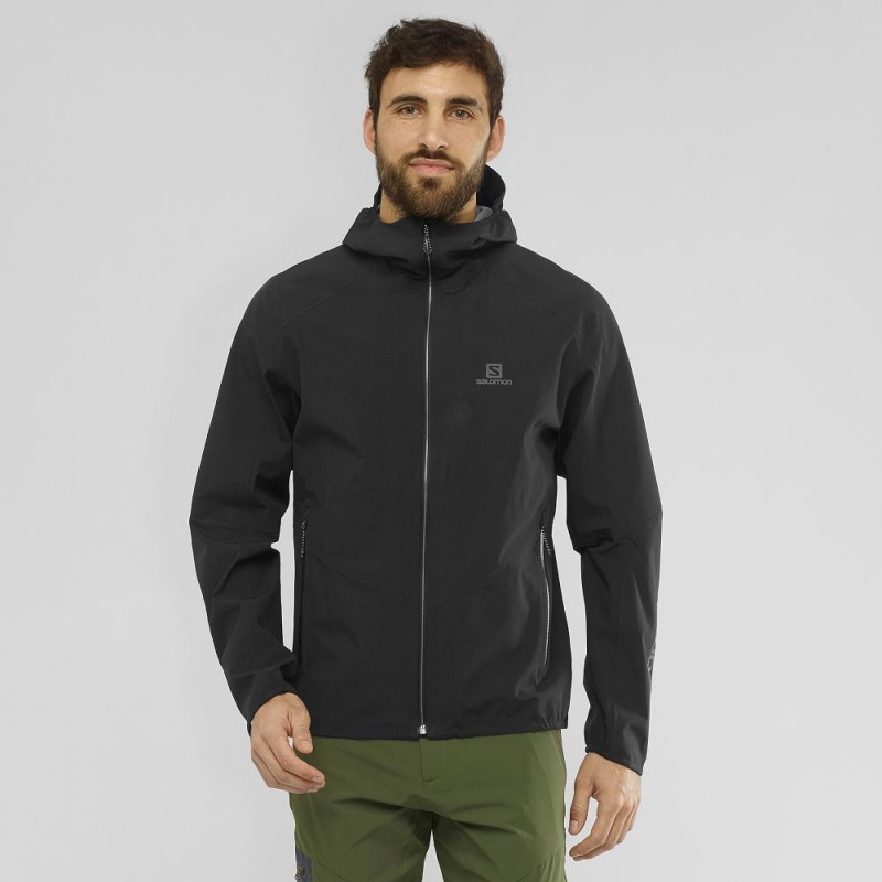 Salomon Outline Jacket M Jacke Schwarz | 03752-QKRA