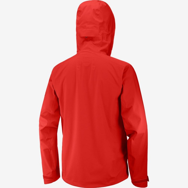 Salomon Outpeak 3L Light Shell Jacket M Skijacken Rot | 71925-RBCV