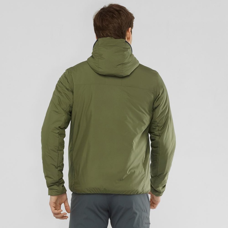 Salomon Outrack Insulated Hoodie Grün | 60439-IZSE