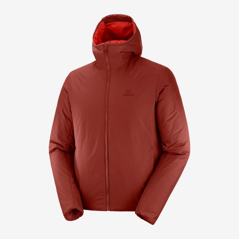 Salomon Outrack Insulated Hoodie Rot | 01298-LRQA