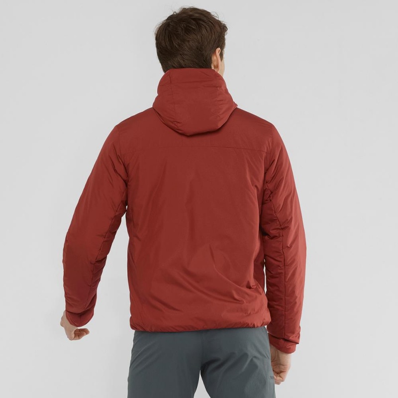 Salomon Outrack Insulated Hoodie Rot | 01298-LRQA