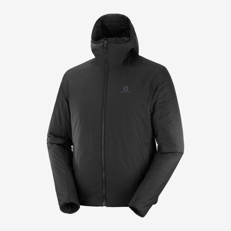 Salomon Outrack Insulated Hoodie Schwarz | 29035-PYCQ