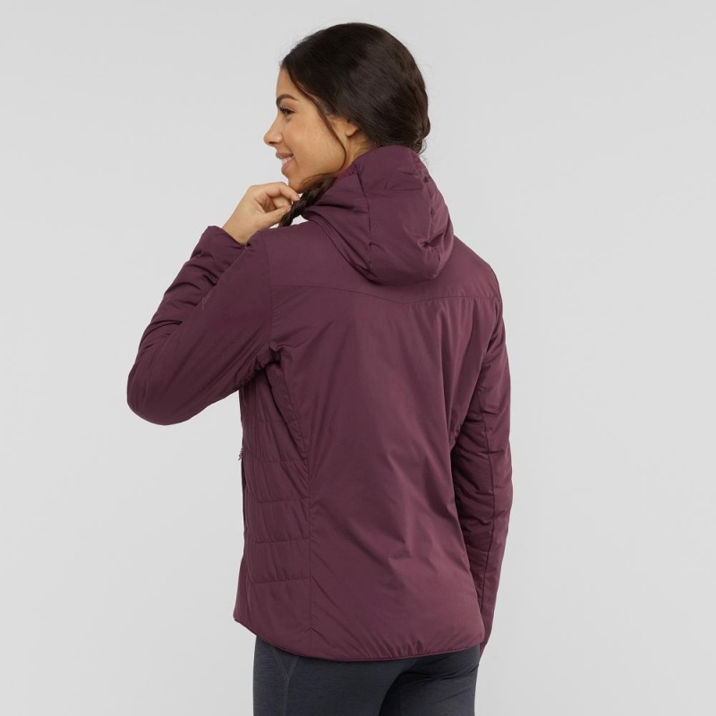 Salomon Outrack Insulated Jacke Lila | 90358-TEAM