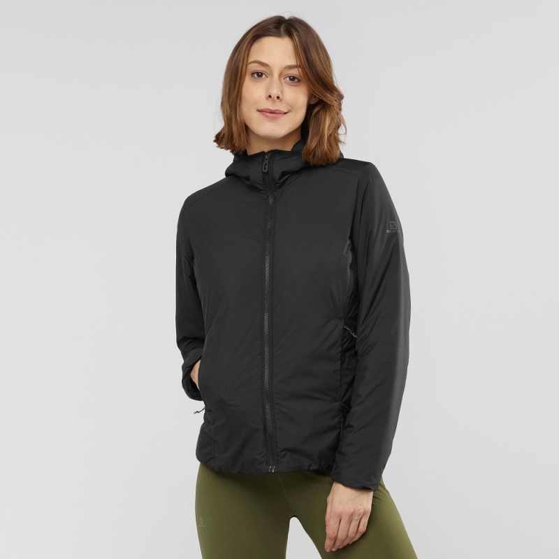 Salomon Outrack Insulated Jacke Schwarz | 92063-WPGN