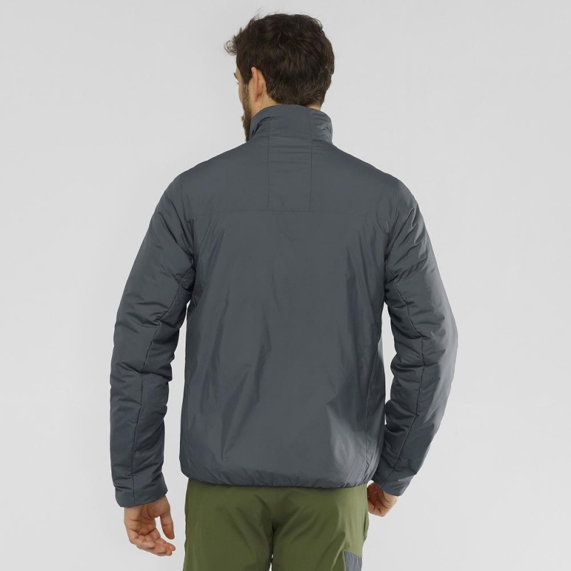 Salomon Outrack Insulated Jacket M Jacke Gray | 65092-OZXR