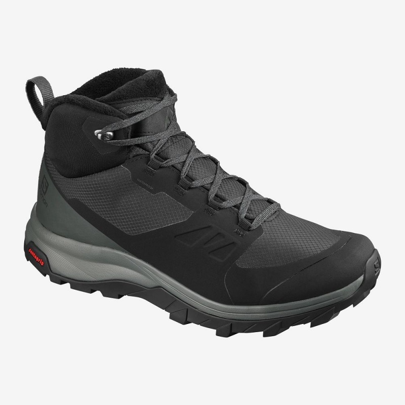 Salomon Outsnap Climasalomon Wasserdichte Winterstiefel Schwarz | 52470-UXEZ