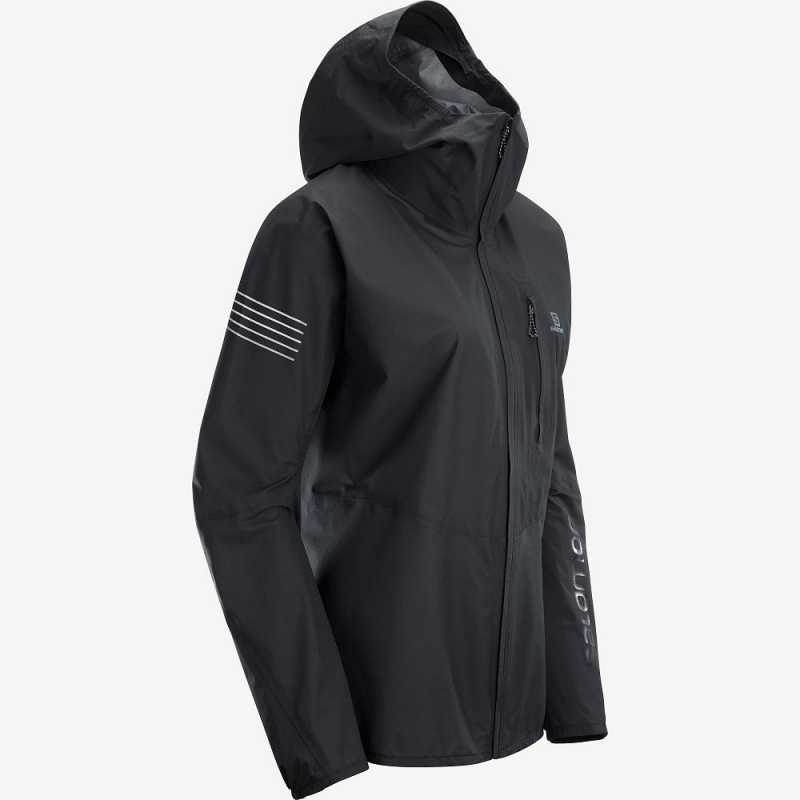 Salomon Outspeed 360 3L Jkt W Jacke Schwarz | 14625-JNLT