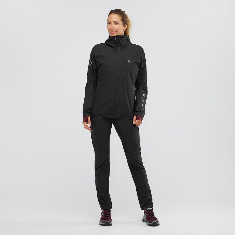 Salomon Outspeed 360 3L Jkt W Jacke Schwarz | 14625-JNLT