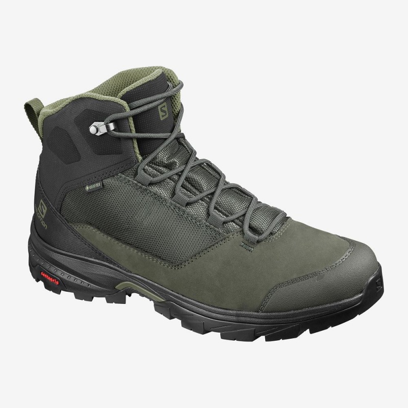 Salomon Outward Gore-Tex Wanderstiefel Gray | 05638-QNPB