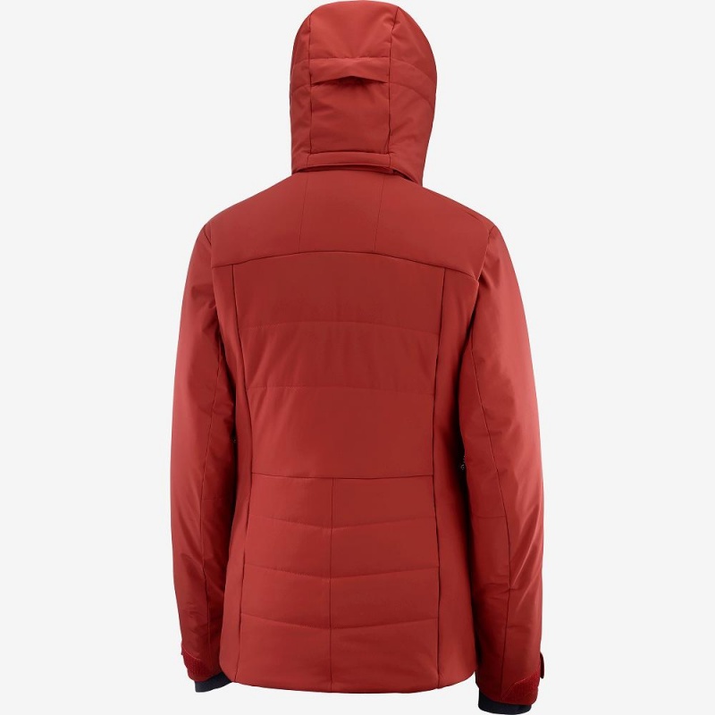 Salomon Prevail Jacket W Skijacken Rot | 64072-DBOQ