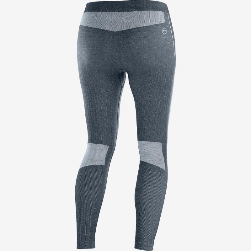 Salomon Primo Warm Tight Seamless W Strumpfhose Gray | 03246-GMFR