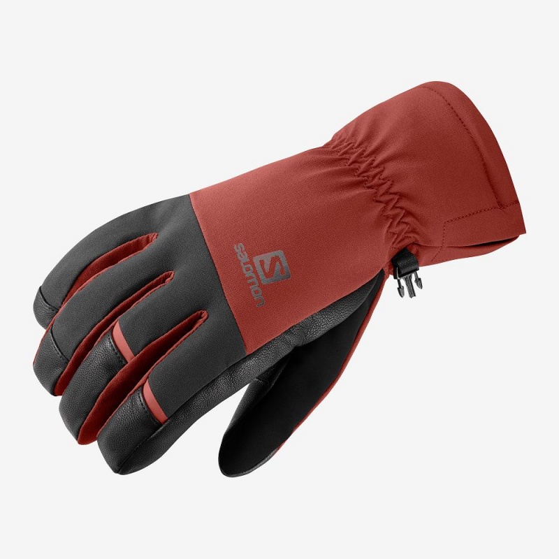 Salomon Propeller Dry M Handschuhe Rot | 46351-FBDR