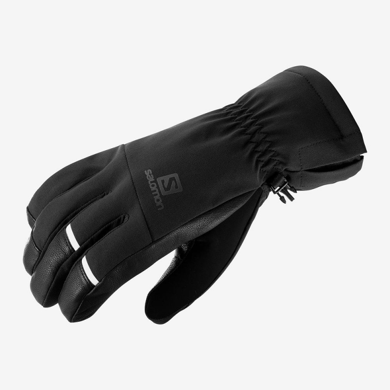 Salomon Propeller Dry M Handschuhe Schwarz | 76149-HCZO