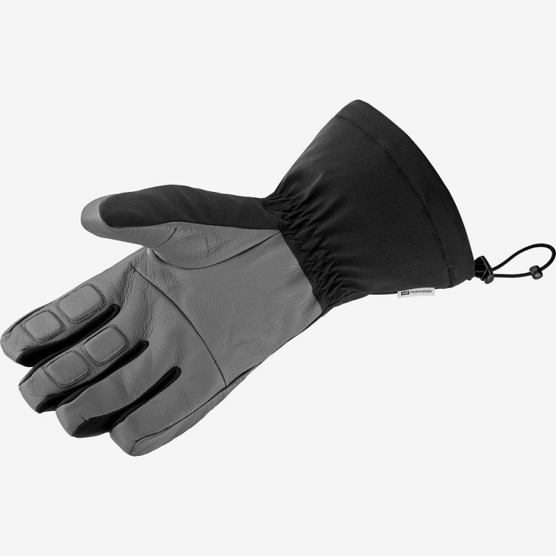 Salomon Propeller Long M Handschuhe Schwarz | 48572-SXQW