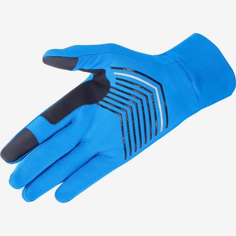 Salomon Pulse Glove U Handschuhe Blau | 98576-WAOQ