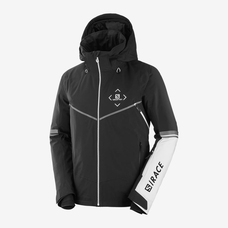 Salomon Race Jacket M Skijacken Schwarz | 04965-TRUB