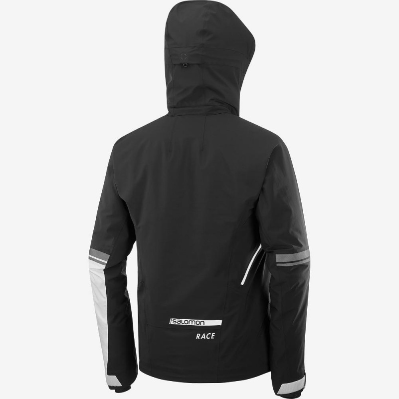 Salomon Race Jacket M Skijacken Schwarz | 04965-TRUB