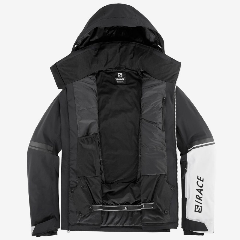 Salomon Race Jacket M Skijacken Schwarz | 04965-TRUB