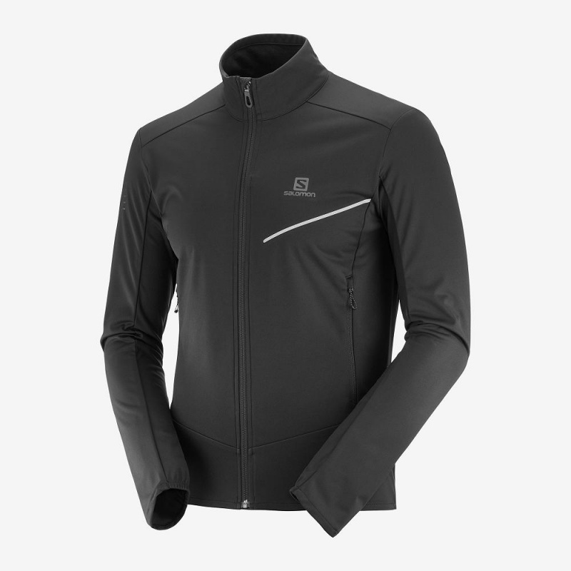 Salomon Rs Softshell Jkt M Jacke Schwarz | 49780-JBZL