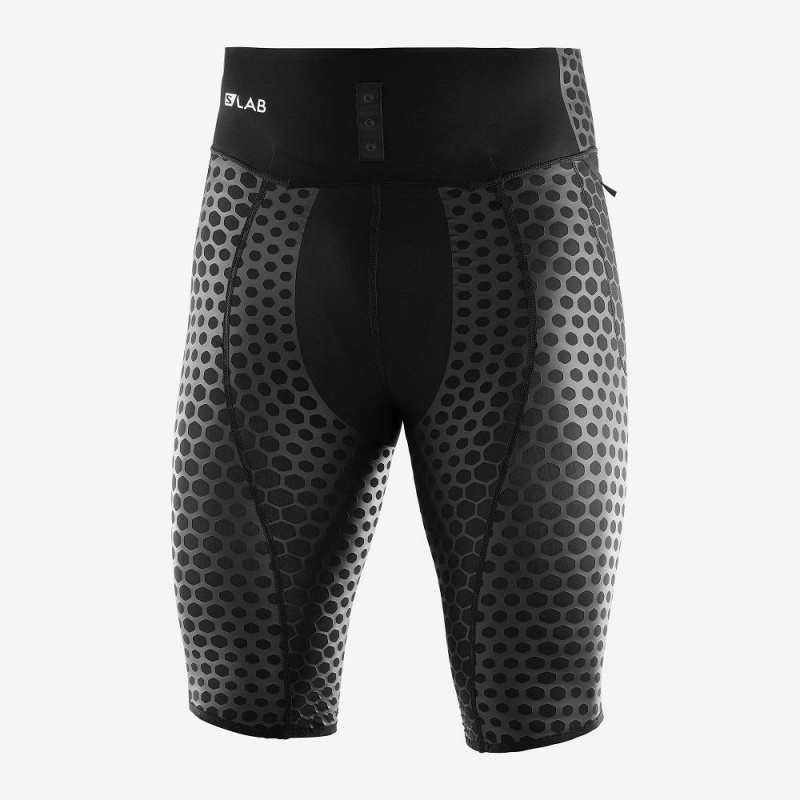 Salomon S Lab Exo Half Tight M Strumpfhose Schwarz | 34062-THQY