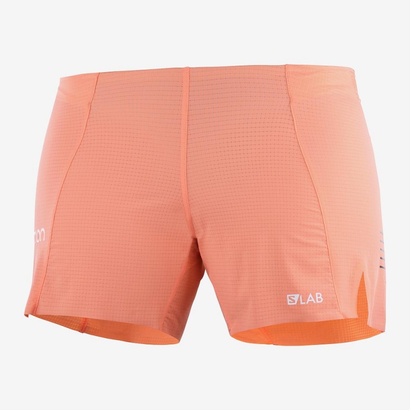 Salomon S Lab Kurzes W Kurze Hose Orange | 58109-CPZO