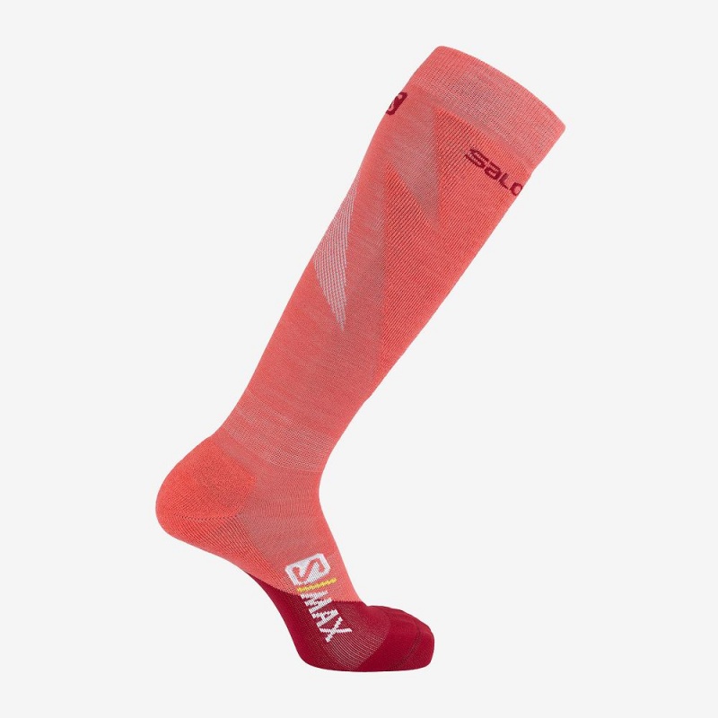 Salomon S Max W Socken Rosa | 91625-LEJB